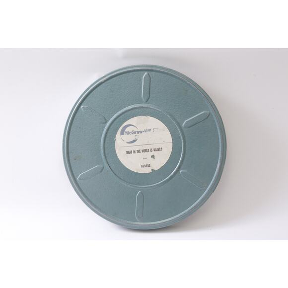 Film Reel, What In The World Is Water, McGraw-Hill, Movie, Tin, United World